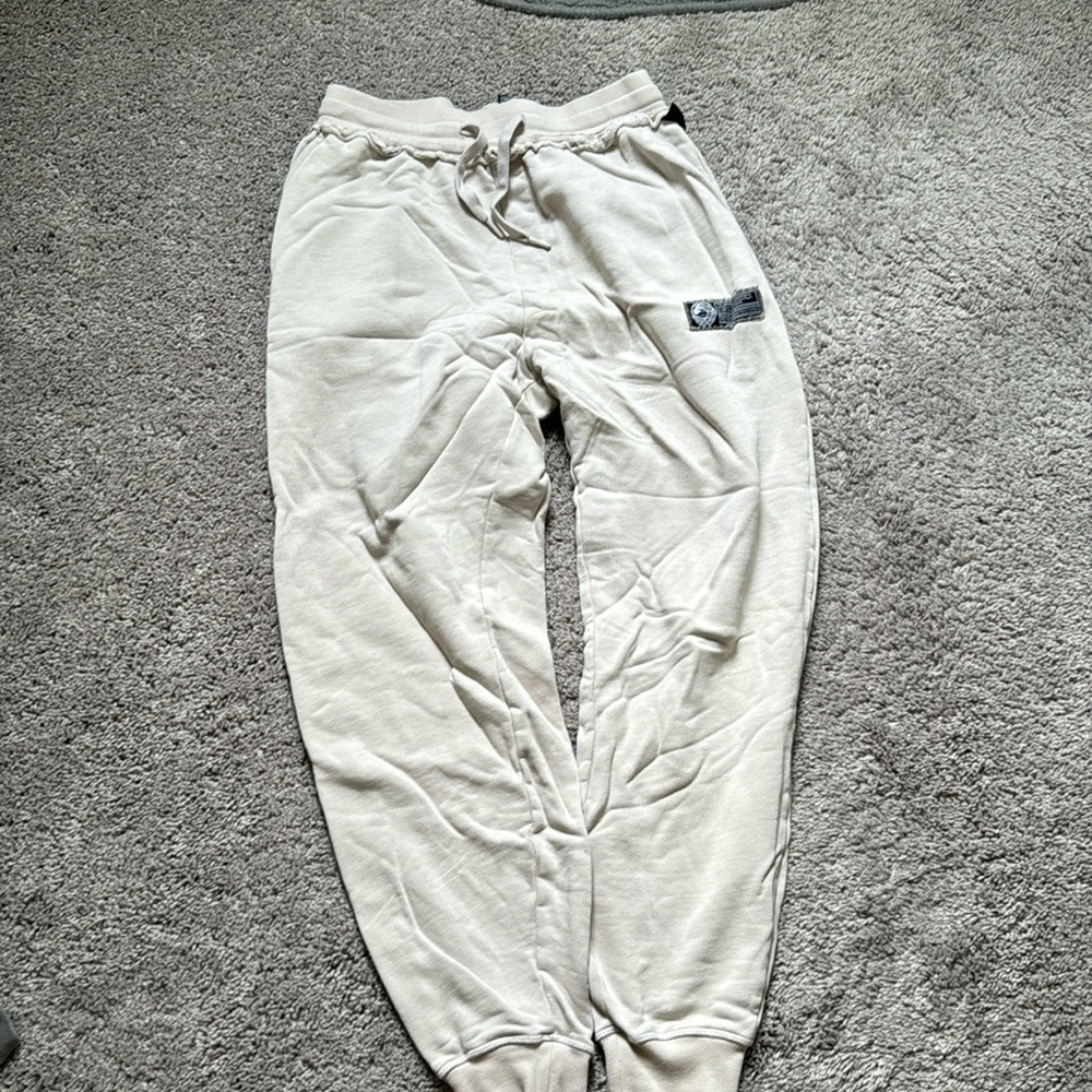 Alphalete Very Terry off white sz M jogger